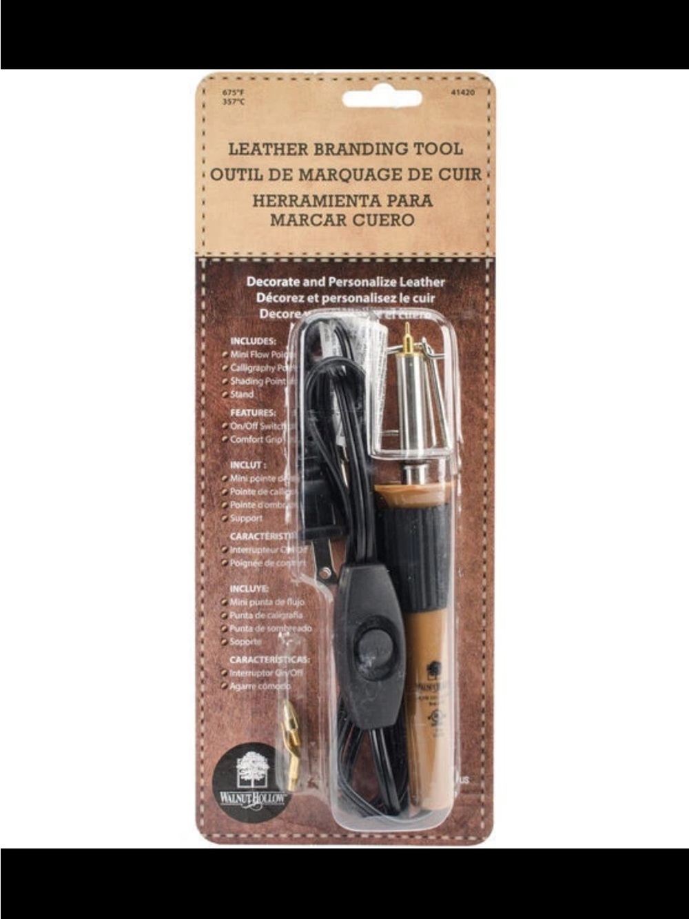 Leather Branding Tool - Tan